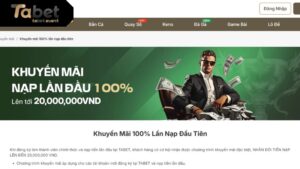 Giới thiệu về khuyến mãi nạp đầu tặng 100% tại TABET
