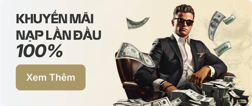 Khuyến mãi nạp lần đầu 100%